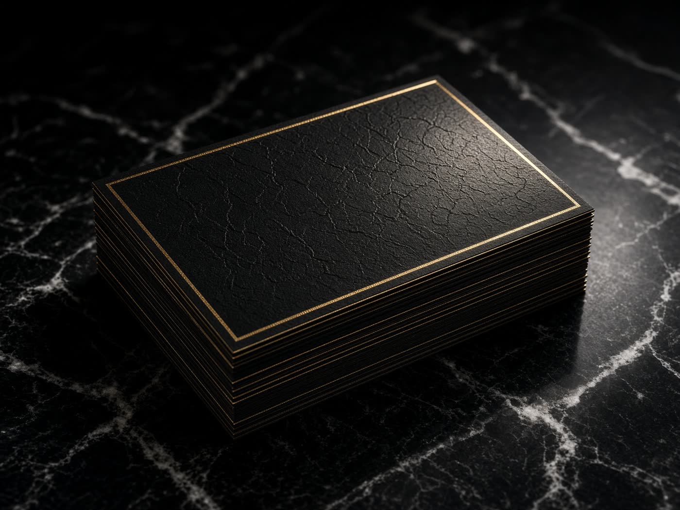 Gold foil visiting cards printed in Chennai